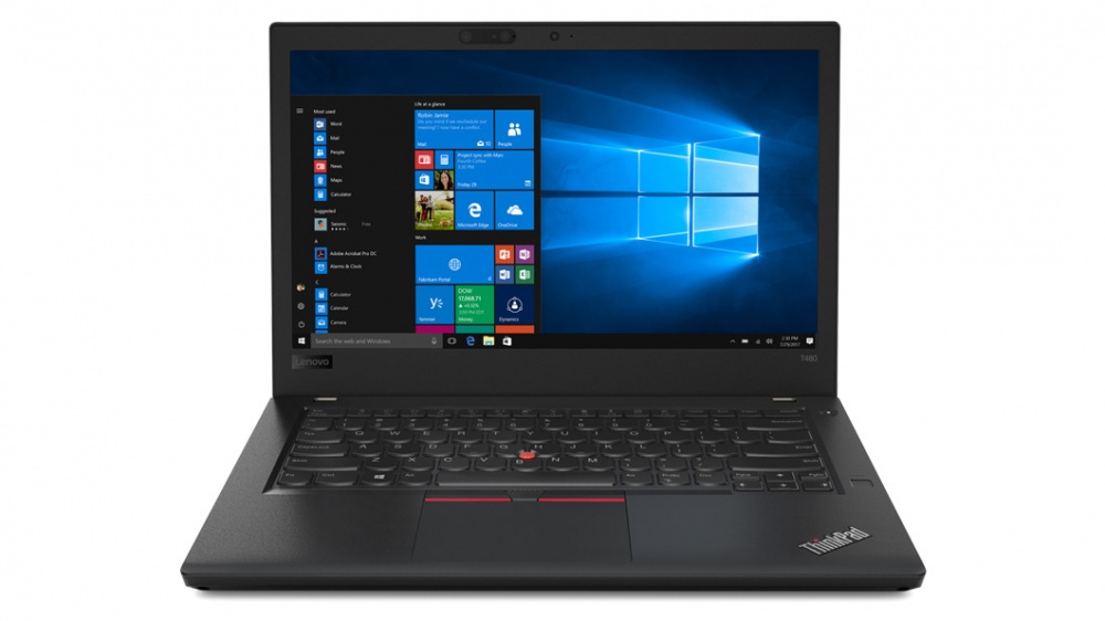 CP-LENOVO-20L5000XUS-1 Laptop Lenovo ThinkPad T480 14" Wide Quad HD, Intel Core i7-8650U 1.90GHz, 16GB, 512GB SSD, Windows 10 Pro 64-bit, Negro ― Teclado en Inglés