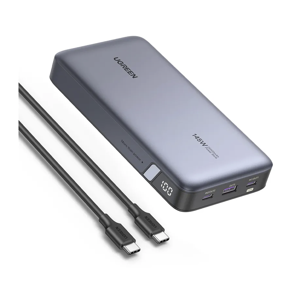 90597A-AD-1-l Cargador Portátil Ugreen Power Bank 90597A, 25.000mAh, Gris