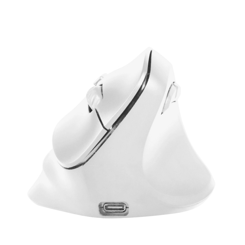 Mouse Vertical Ergonómico Acteck Óptico Virtuos Fitt MI520, Inalámbrico, USB-A, 2400DPI, Blanco