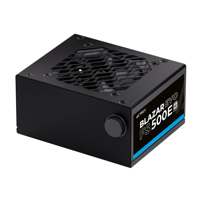 Fuente de Poder Acteck BLAZAR EVO FS500E, 24-pin ATX, 80mm, 500W