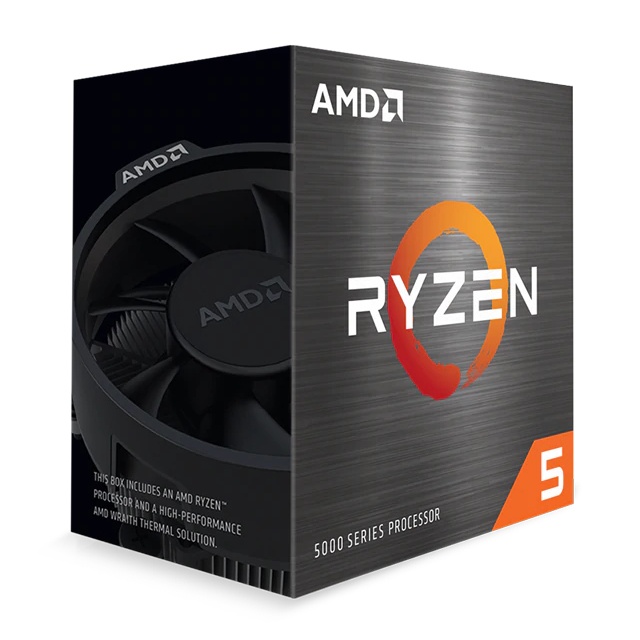 CP-AMD-100-100000065BOX-1 Procesador AMD Ryzen 5 5600X, Socket AM4, 4.60GHz, 6 Núcleos, 32MB Caché - Incluye Disipador