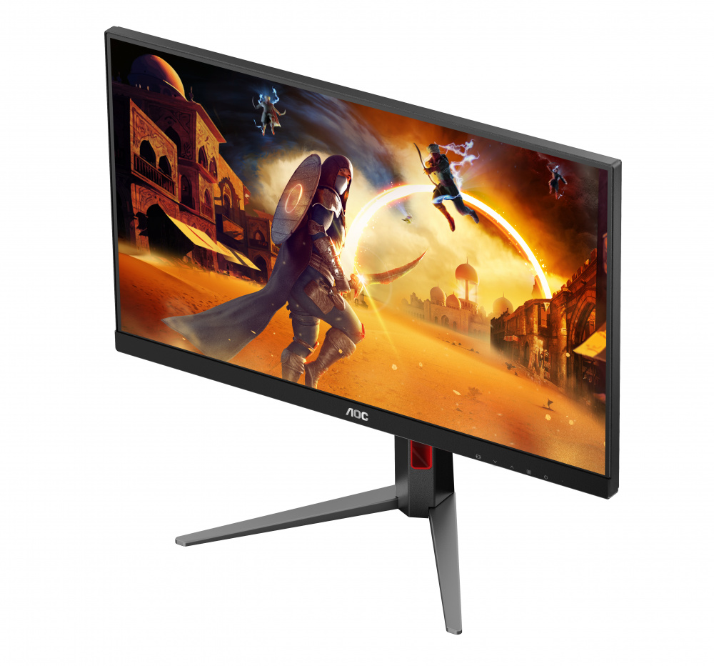 CP-AOC-27G4-361abb T3 Monitor Gamer AOC 27G4 LCD 27", 1920x1080 Full HD, 180Hz, HDMI/DisplayPort, Negro/Rojo