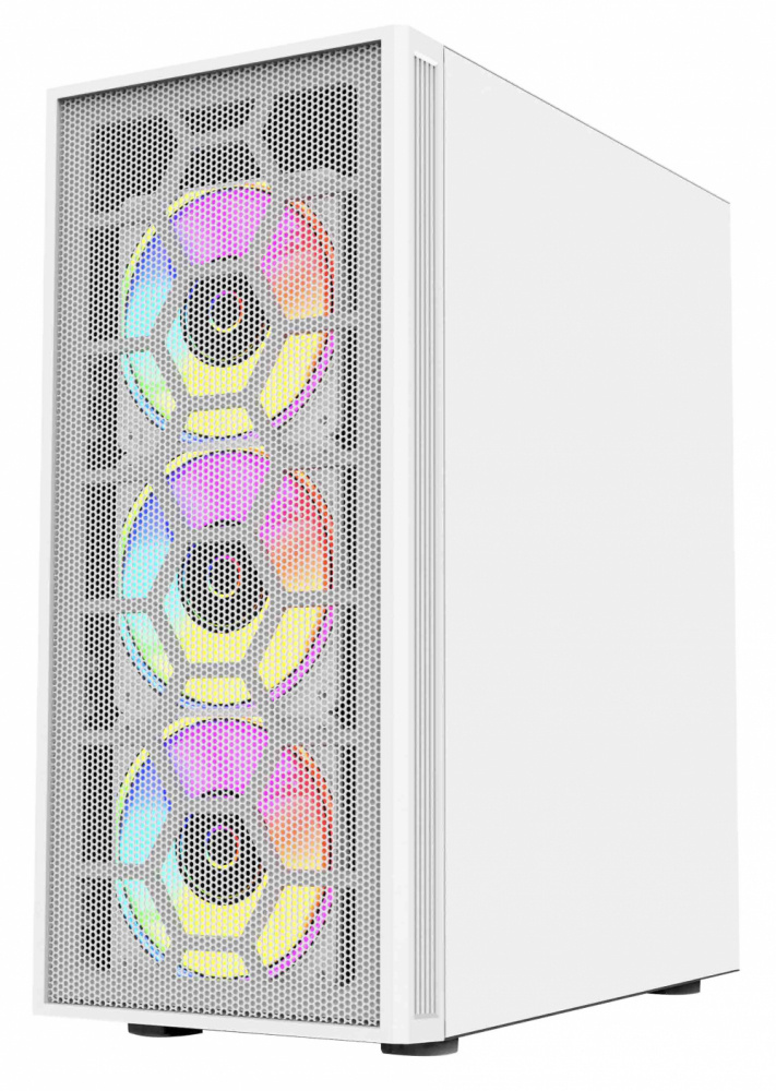 CP-BALAMRUSH-BR-935999-cbb206 Gabinete Balam Rush DragonFly II Mesh GM740, Mini-Tower, ATX/Micro-ATX/Mini-ITX, USB 2.0/3.0, sin Fuente, 4 Ventiladores Instalados, Blanco