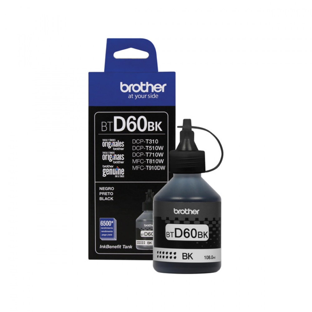 CP-BROTHER-BTD60BK-1 Tanque de Tinta Brother BTD60BK Negro, 6500 Páginas