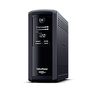 CP-CYBERPOWER-CP1350AVRLCD-1 No Break CyberPower CP1350AVRLCD, 810W, 1350VA, 10 Contactos