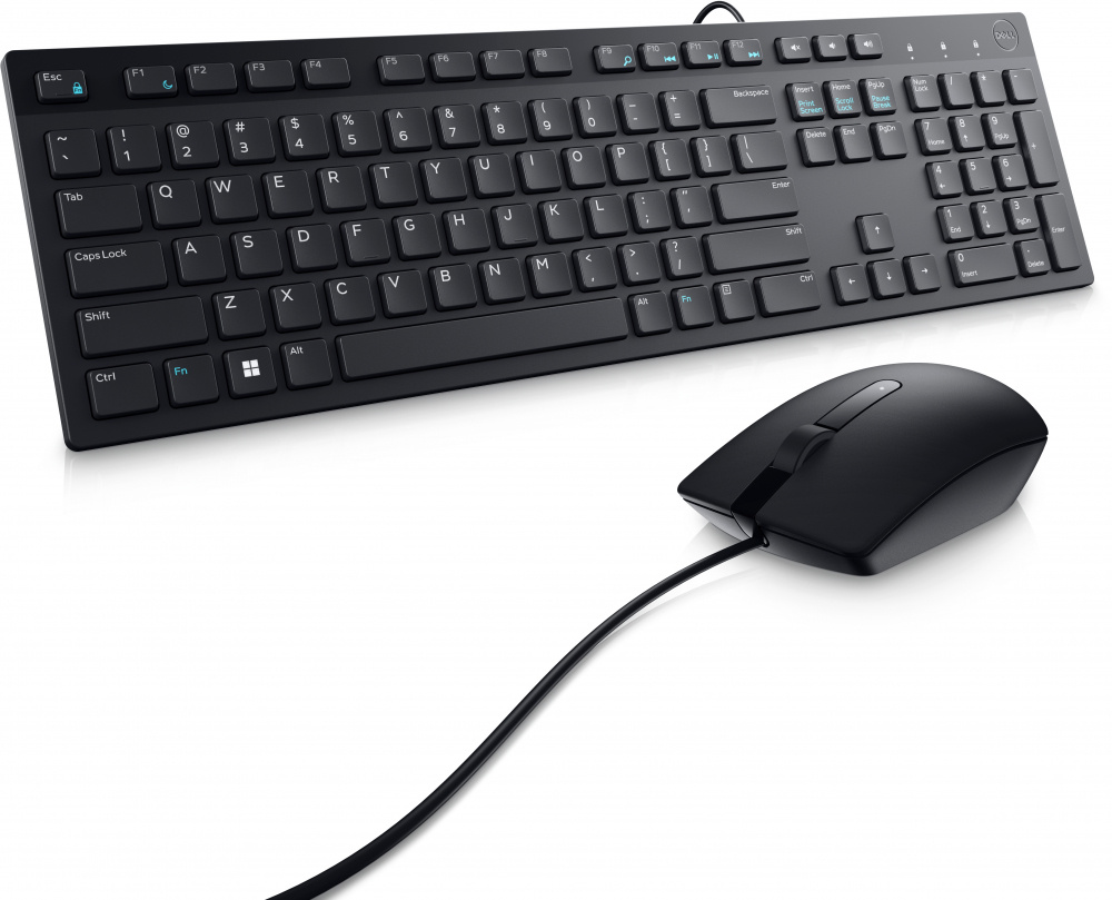 CP-DELL-580-AKKW-c0fe9b T3 Kit de Teclado y Mouse Dell KM300C, Alámbrico, USB, Negro (Español)