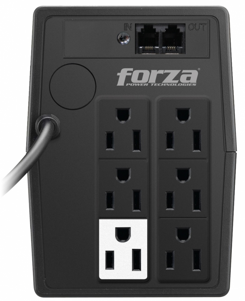 CP-FORZAPOWERTECHNOLOGIES-NT-751-1 No Break Forza Power Technologies NT-751, 375W, 750VA, Entrada 120V, 6 Contactos