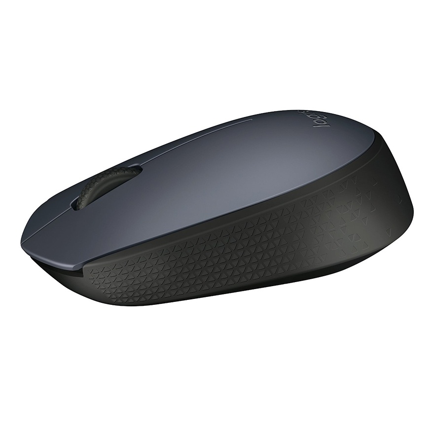 CP-LOGITECH-910-004940-1 T3 Mouse Ergonómico Logitech Óptico M170, Inalámbrico, USB, 1000DPI, Negro/Gris