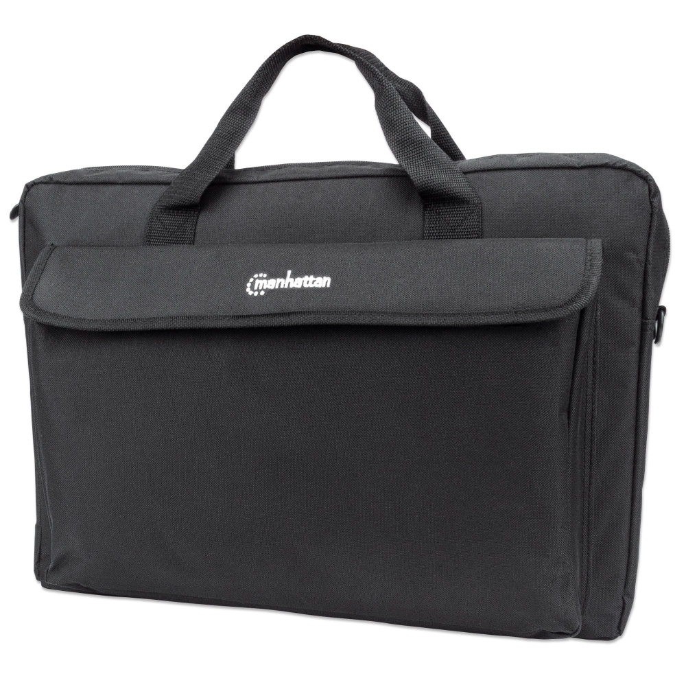 CP-MANHATTAN-439909-7896a5 Manhattan Maletín de Poliéster London para Laptop 17.3", Negro