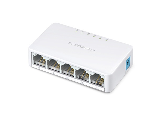 CP-MERCUSYS-MS105-1 Switch Mercusys Fast Ethernet MS105, 5 Puertos 10/100Mbps, 1Gbit/s - No Administrable