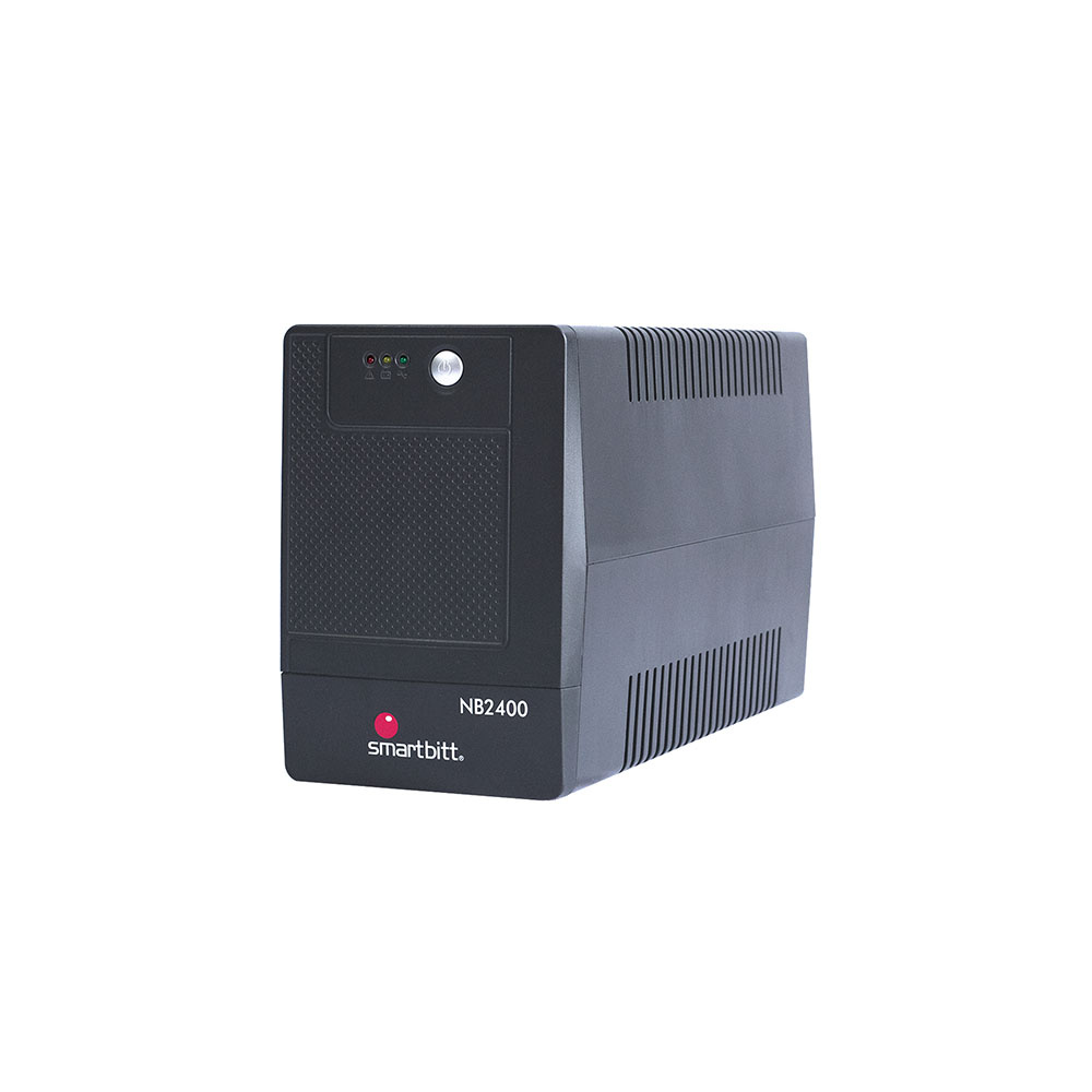 CP-SMARTBITT-SBNB2400-1 No Break Smartbitt SBNB2400 Línea Interactiva, 1200W, 2400VA, Entrada 82 - 148V, Salida 100 - 120V, 8 Contactos