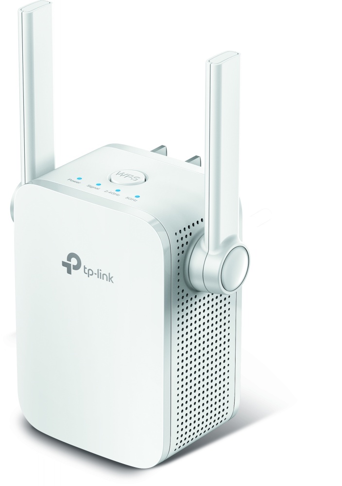 CP-TP-LINK-RE205-1 TP-Link Extensor de Señal WiFi AC750, 2.4/5GHz, 750Mbit/s, 1x RJ-45, 2 Antenas