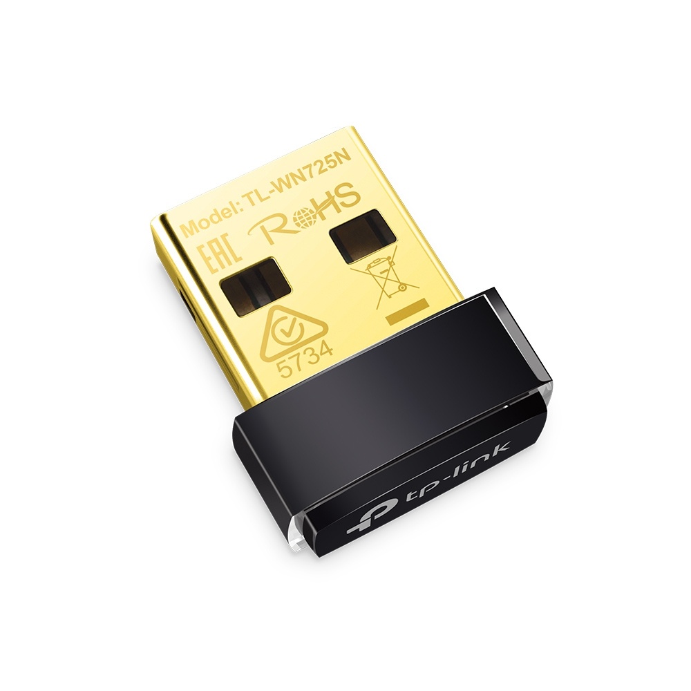 CP-TP-LINK-TL-WN725N-3 TP-Link Adaptador de Red USB TL-WN725N, Inalámbrico, 2.4 - 2.4835GHz