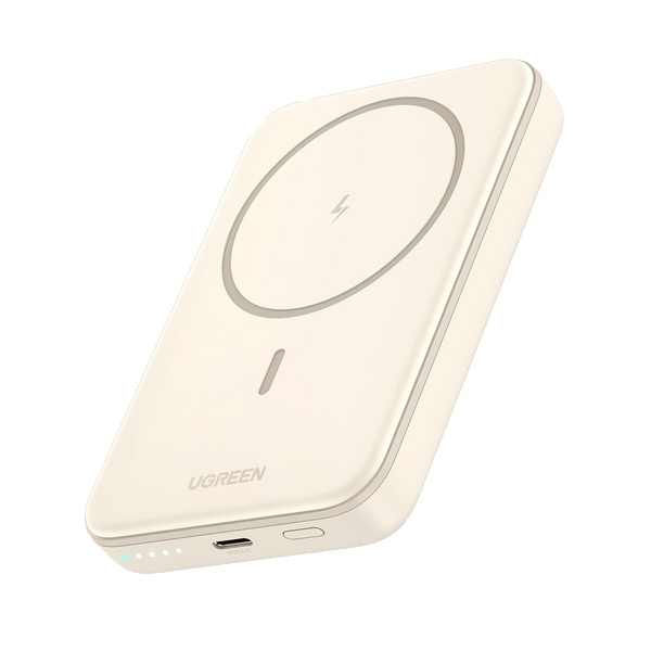 CP-UGREEN-25208-873278 Cargador Portátil Ugreen Power Bank 25208, 10.000mAh, Beige