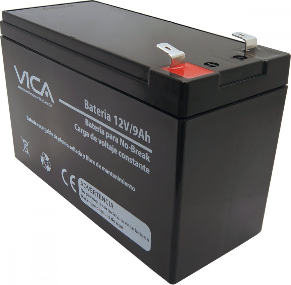 CP-VICA-VICA12V-9AH-1 Vica Batería para No Break 12V-9AH, 12V, 9Ah