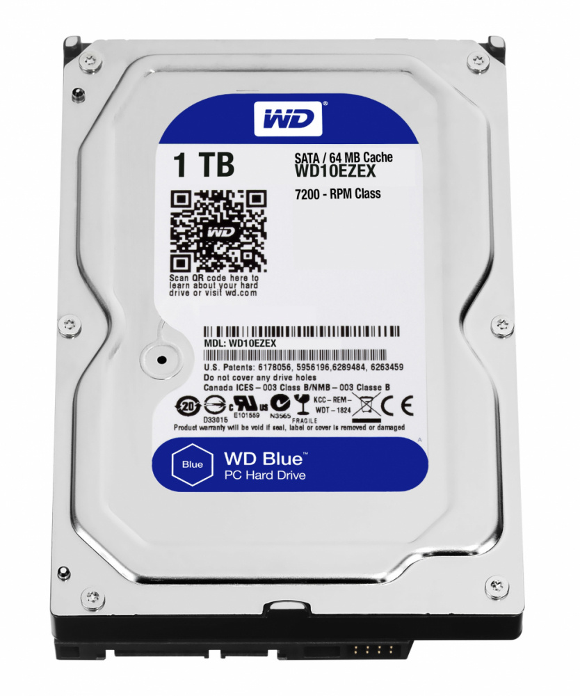 CP-WESTERNDIGITAL-WD10EZEX-6e58bd T3 Disco Duro Interno Western Digital Caviar Blue 3.5", 1TB, SATA III, 6 Gbit/s, 7200RPM, 64MB Caché