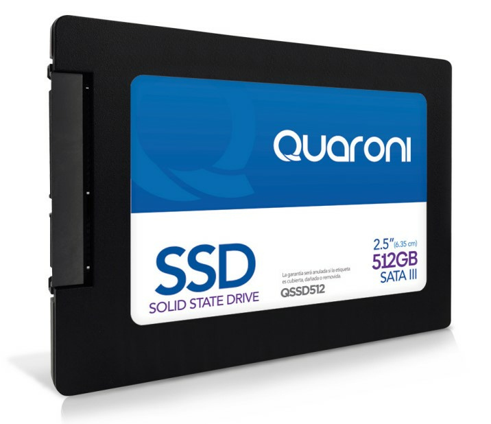 T3 1 SSD Quaroni QSSD512, 512GB, SATA III, 2.5", 7mm