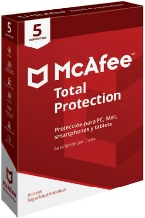 McAfee: Total Protection (1 año / 5 dispositivos) Última versión + Actualizaciones gratuitas
