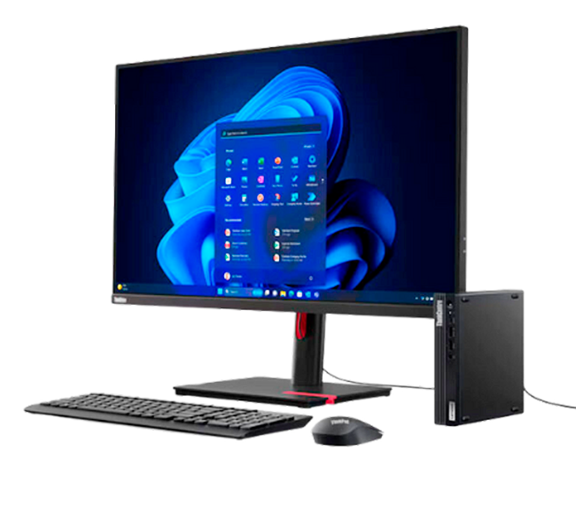 tiny Lenovo Thinkcentre Modelo M75q Gen 2 Procesador Ryzen 3 Pro 4350GE 16 GB RAM 256 SSD M.2 Monitor 22 IPS