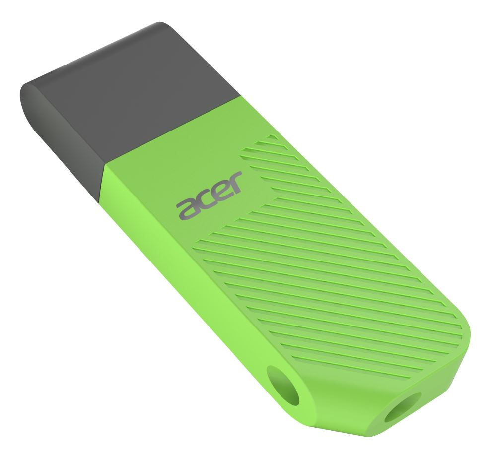 CP-ACER-BL9BWWA558-b7bf45 Memoria USB Acer UP300, 64GB, USB A 3.2, Lectura 120MB/s, Escritura 100MB/s, Verde