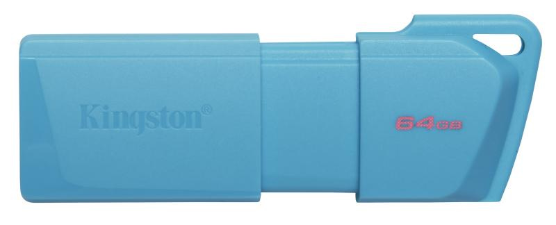 CP-KINGSTON-KC-U2L64-7LB-d840a9 Memoria USB Kingston DataTraveler Exodia M, 64GB, USB A, Turquesa