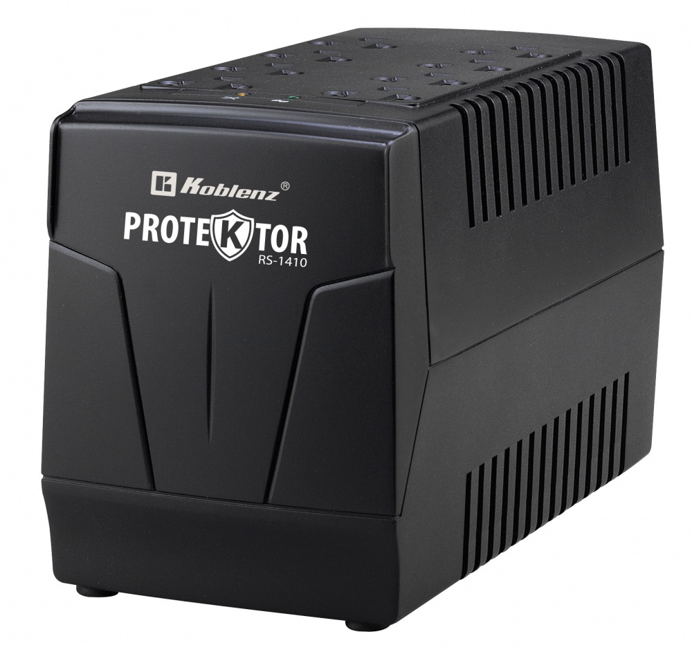 CP-KOBLENZ-00-1599-00-0-1 Regulador Koblenz RS-1410, 700W, 1410VA, Salida 108-132V, 8 Contactos