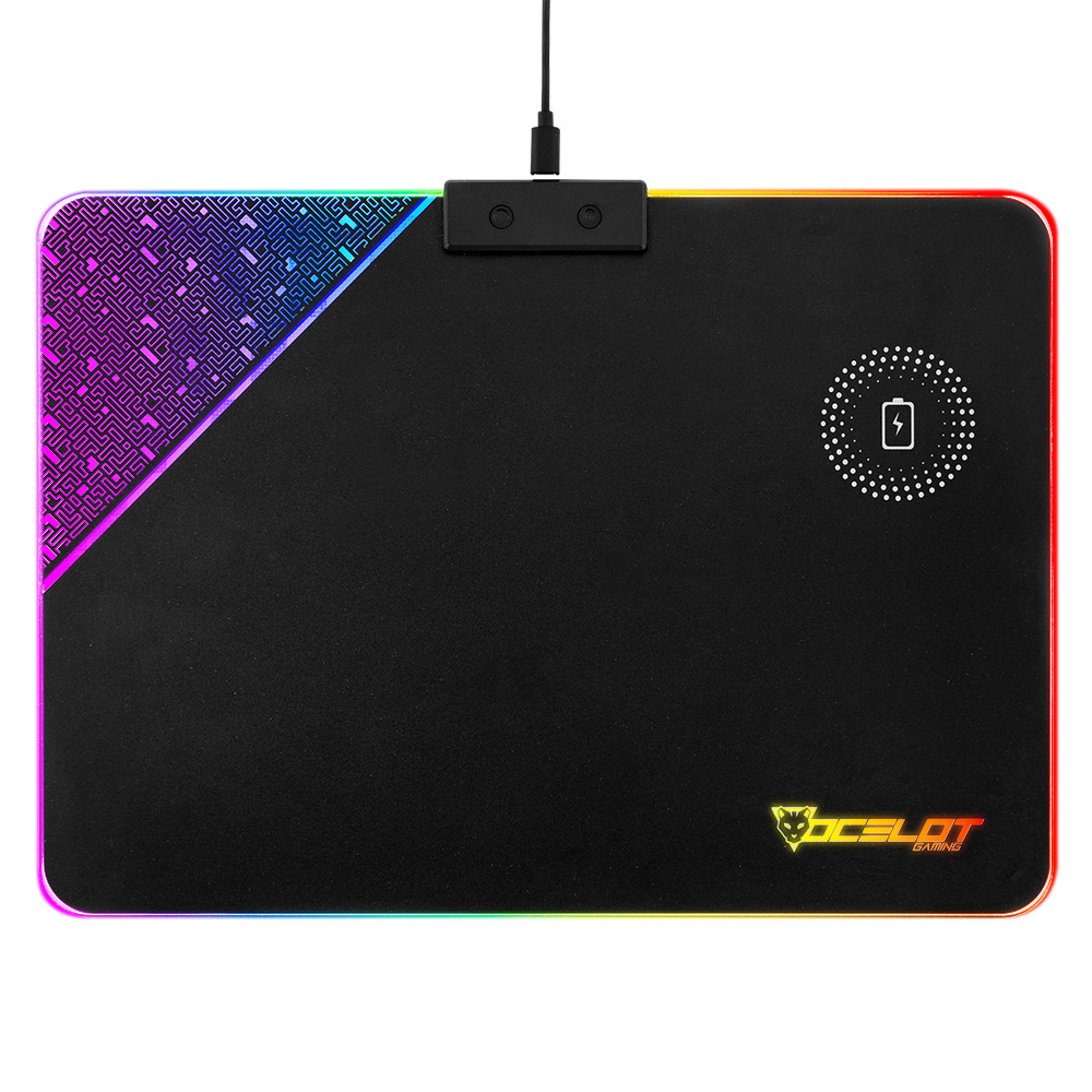CP-OCELOTGAMING-OMPR01-1 Mousepad Gamer Ocelot Gaming OMPR01, 350mm x 250mm, Grosor 5mm