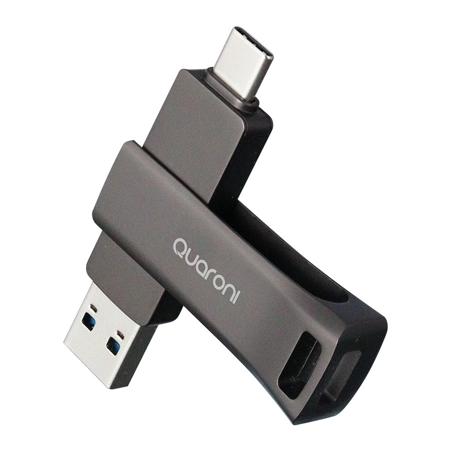 CP-QUARONI-QUM-05-dc773c Memoria USB Quaroni QUM-05, 32GB, USB 3.2, Metal