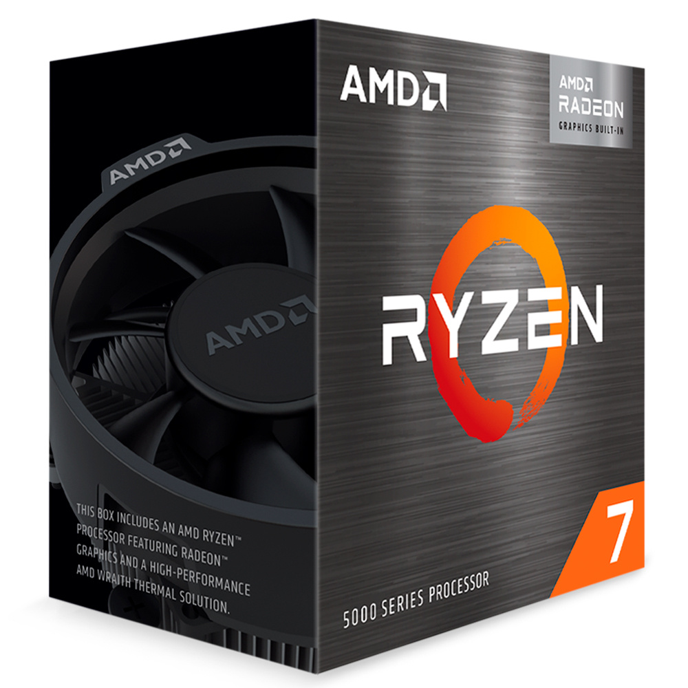 CP-AMD-100-100000263BOX-1 Procesador AMD Ryzen 7 5700G con AMD Radeon Graphics, Socket AM4, 4.60GHz, 8 Núcleos, 16MB Caché - Incluye Disipador