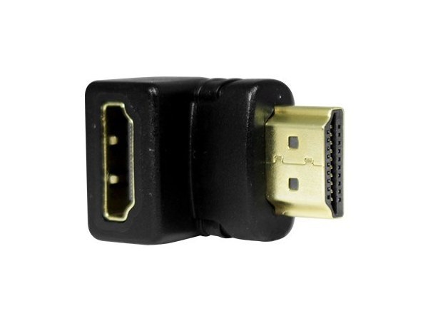 CP-GHIA-ADAP-6-1 Ghia HDMI Macho - HDMI Hembra, Ángulo Derecho, Negro
