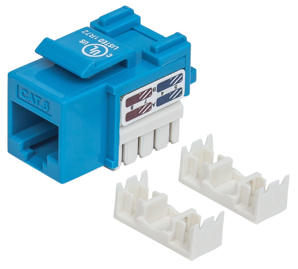 CP-INTELLINET-210737-1 Intellinet Jack Categoría 6, RJ-45, Azul