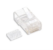 Intellinet Plug Modular RJ-45 Cat6 UTP Sólido, Bote con 100 Piezas Transparentes