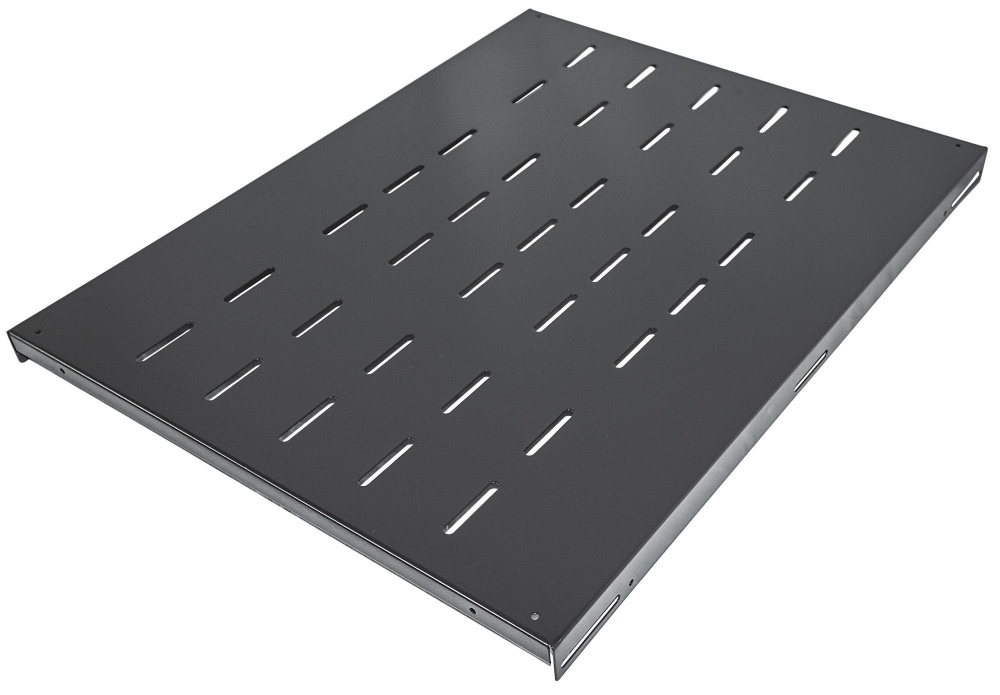 CP-INTELLINET-712576-1 Intellinet Charola Fija para Rack 19", 1U, hasta 100kg, Negro