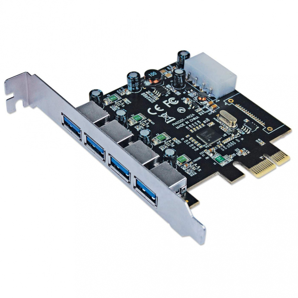 CP-MANHATTAN-152891-250fee Manhattan Tarjeta PCI Express 152891, 4x USB 3.0, 5 Gbit/s