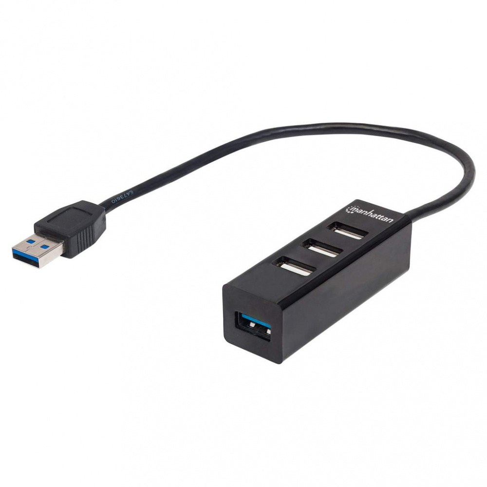 CP-MANHATTAN-163828-91c5de Manhattan Hub USB-A 3.0 - USB-A 2.0, USB-A 3.0, 5 Gbit/s