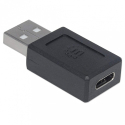 Manhattan Adaptador USB-A Macho - USB-C Hembra