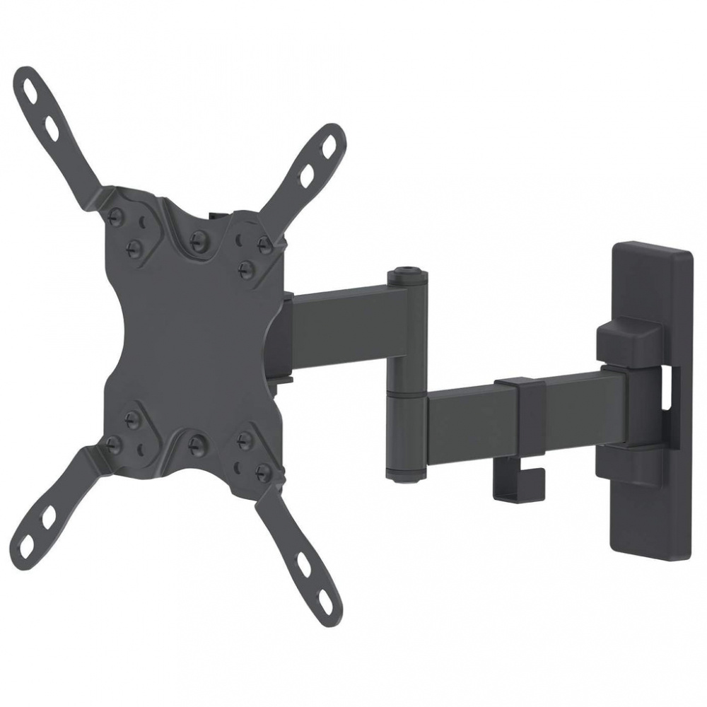 Manhattan Soporte de Pared 461405 para Pantalla 13'' - 42'', hasta 20Kg, Negro
