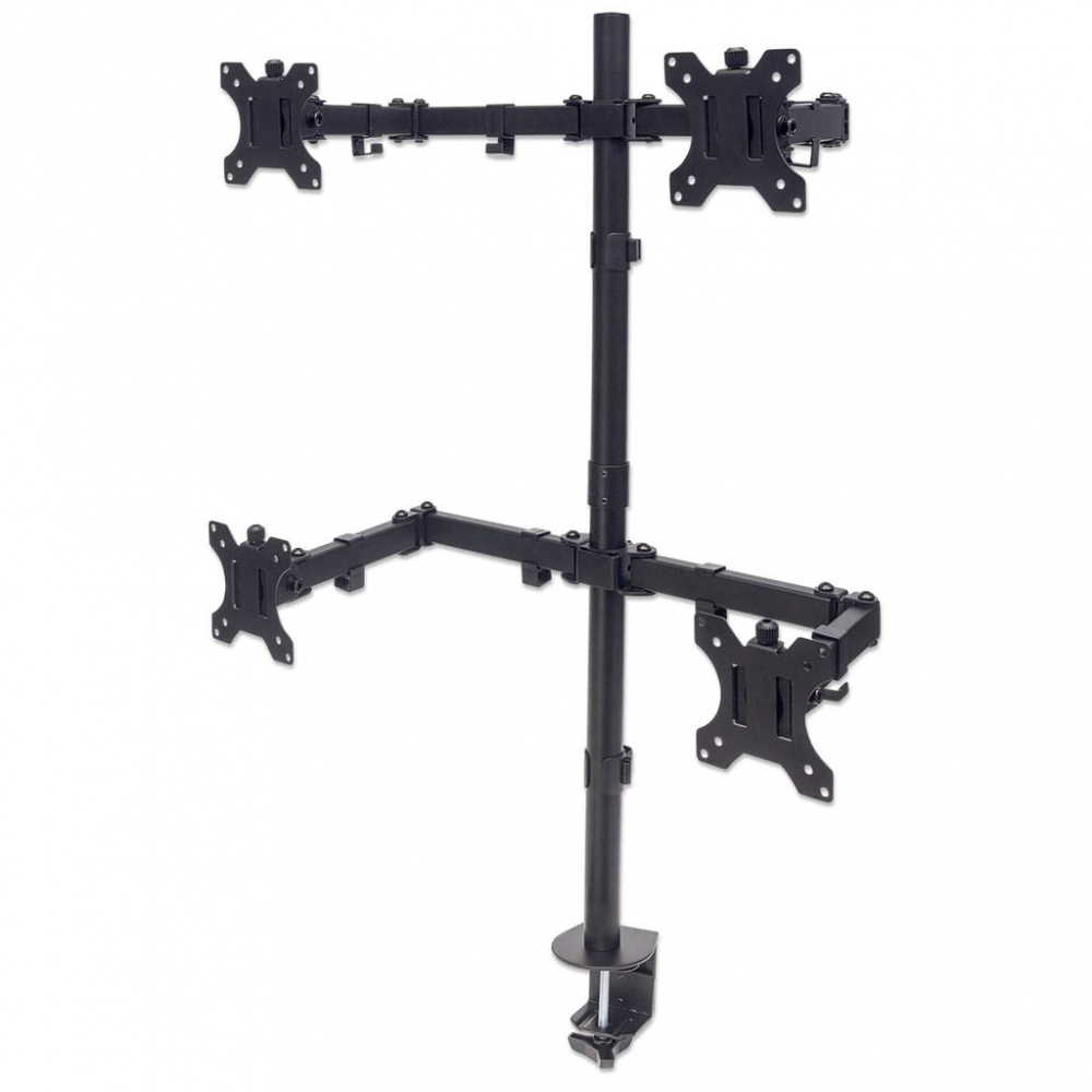 Manhattan Soporte de Escritorio para 4 Monitores 13" - 32", hasta 32kg