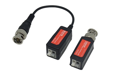 Provision-ISR Transceptor Pasivo de Video PTR-101V-HD, BNC, Negro/Rojo