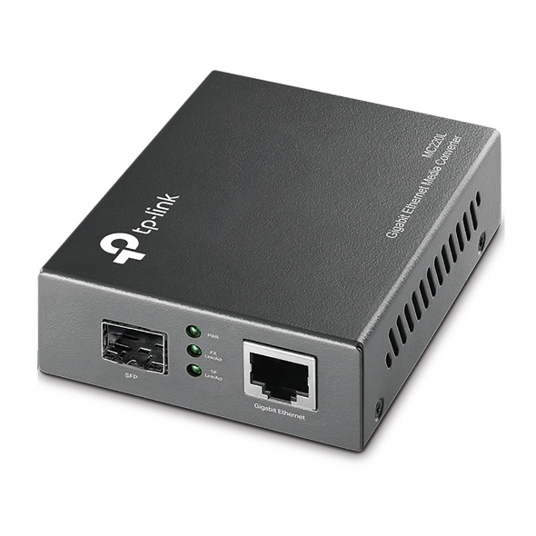 TP-Link Convertidor de Medios MC220L, 10.000 Metros, 1 Puerto Fibra Multi/Monomodo, 1x RJ-45
