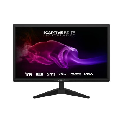 MONACT050_400 Monitor Acteck AC-939409 LED 19.5", 1440x900 WXGA+, 75Hz, HDMI, Negro