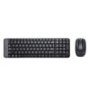 CP-LOGITECH-920-004430-b1da94 Kit de Teclado y Mouse Logitech MK220, Inalámbrico, USB, Negro (Español)