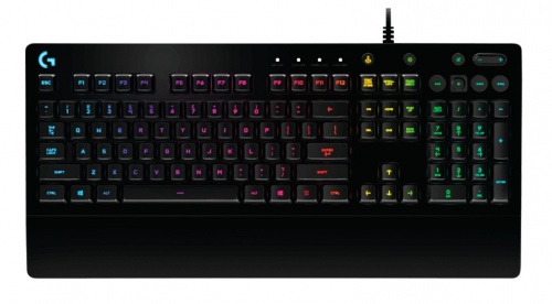 CP-LOGITECH-920-008084-1 Teclado Gamer Logitech G213 Prodigy LED RGB, Alámbrico, Negro, (Inglés)