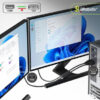 406344_2 Cable HDMI 2.0 BRobotix 406344, Adaptador HDMI 2.0 a VGA, Soporta 2K y 4K, 1.80 m.