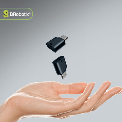 406382_8 Lector de Tarjetas MicroSD Brobotix 406382 - Conexión USB-C - Compatible con Smartphones, Tablets y Laptops - Diseño Compacto y Portátil