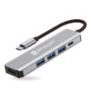 BRobotix Docking Station 406627 USB-C, 1 x USB-C 3.0, 3 x USB-A 3.0, 1 x DisplayPort