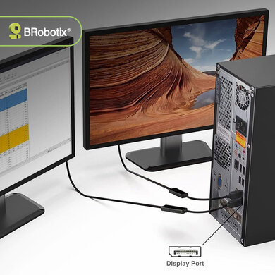 406641_2 ADAPTADOR DISPLAYPORT MACHO A HDMI HEMBRA NEGRO