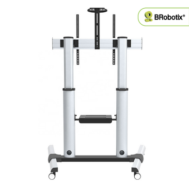 SOPORTE DE PISO MÓVIL PARA PANTALLA DE 60"A 100" ORIENTACIÓN DE TV HORIZONTAL Y VERTICAL, SOPORTA 100 kg