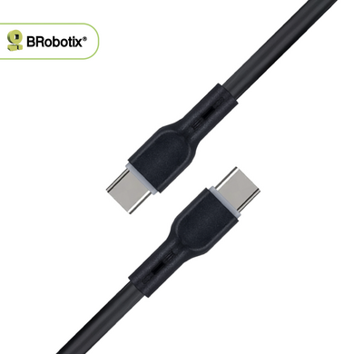 Cable USB-C BRobotix 6008614 - USB 3.0 · 5 Gbps | 0.25 metros · Carga estándar