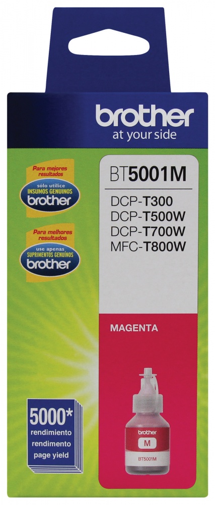 CP-BROTHER-BT5001M-1 Tanque de Tinta Brother BT5001M Magenta, 5000 Páginas
